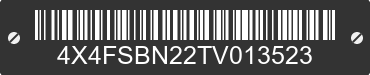 2026 FOREST RIVER Salem Laminated Towables 4X4FSBN22TV013523 VIN decoded