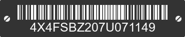 2007 FOREST RIVER Salem Laminated Towables 4X4FSBZ207U071149 VIN decoded