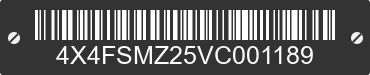 2027 FOREST RIVER Salem Towables 4X4FSMZ25VC001189 VIN decoded
