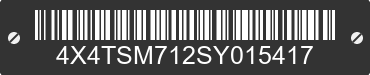 2025 FOREST RIVER Salem Towables 4X4TSM712SY015417 VIN decoded