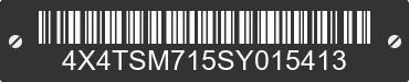 2025 FOREST RIVER Salem Towables 4X4TSM715SY015413 VIN decoded