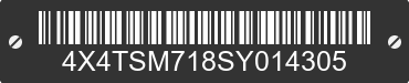 2025 FOREST RIVER Salem Towables 4X4TSM718SY014305 VIN decoded