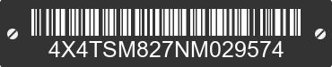 2022 FOREST RIVER Salem Towables 4X4TSM827NM029574 VIN decoded