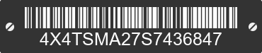 2025 FOREST RIVER Salem Towables 4X4TSMA27S7436847 VIN decoded