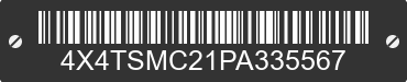 2023 FOREST RIVER Salem Towables 4X4TSMC21PA335567 VIN decoded