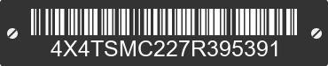 2007 FOREST RIVER Salem Towables 4X4TSMC227R395391 VIN decoded