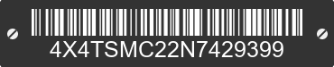 2022 FOREST RIVER Salem Towables 4X4TSMC22N7429399 VIN decoded