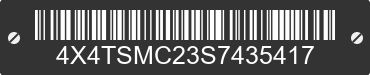 2025 FOREST RIVER Salem Towables 4X4TSMC23S7435417 VIN decoded