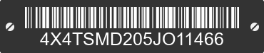 2005 FOREST RIVER Salem Towables 4X4TSMD205JO11466 VIN decoded