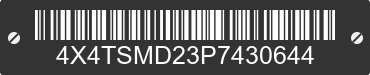 2023 FOREST RIVER Salem Towables 4X4TSMD23P7430644 VIN decoded