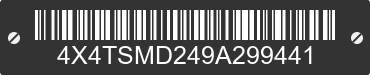 2009 FOREST RIVER Salem Towables 4X4TSMD249A299441 VIN decoded