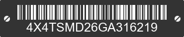2016 FOREST RIVER Salem Towables 4X4TSMD26GA316219 VIN decoded