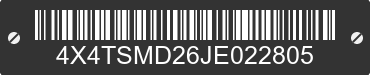 2018 FOREST RIVER Salem Towables 4X4TSMD26JE022805 VIN decoded