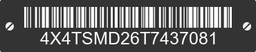 2026 FOREST RIVER Salem Towables 4X4TSMD26T7437081 VIN decoded