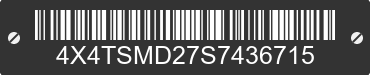 2025 FOREST RIVER Salem Towables 4X4TSMD27S7436715 VIN decoded