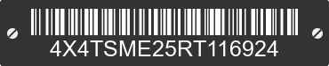 2024 FOREST RIVER Salem Towables 4X4TSME25RT116924 VIN decoded
