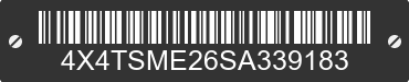 2025 FOREST RIVER Salem Towables 4X4TSME26SA339183 VIN decoded