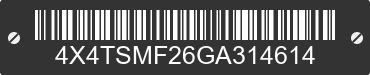 2016 FOREST RIVER Salem Towables 4X4TSMF26GA314614 VIN decoded