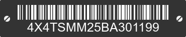 2011 FOREST RIVER Salem Towables 4X4TSMM25BA301199 VIN decoded
