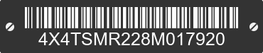 2008 FOREST RIVER Salem Towables 4X4TSMR228M017920 VIN decoded