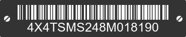 2008 FOREST RIVER Salem Towables 4X4TSMS248M018190 VIN decoded