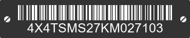 2019 FOREST RIVER Salem Towables 4X4TSMS27KM027103 VIN decoded