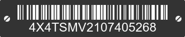 0 FOREST RIVER Salem Towables 4X4TSMV2107405268 VIN decoded