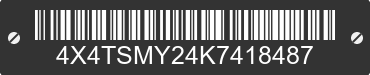 2019 FOREST RIVER Salem Towables 4X4TSMY24K7418487 VIN decoded