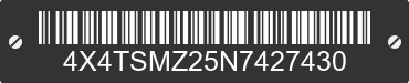 2022 FOREST RIVER Salem Towables 4X4TSMZ25N7427430 VIN decoded