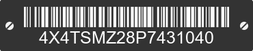 2023 FOREST RIVER Salem Towables 4X4TSMZ28P7431040 VIN decoded