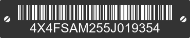 2005 FOREST RIVER Sandpiper Towables 4X4FSAM255J019354 VIN decoded