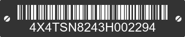 2003 FOREST RIVER Sentinal Park Model Trailers 4X4TSN8243H002294 VIN decoded