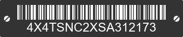 2025 FOREST RIVER Sentinal Park Model Trailers 4X4TSNC2XSA312173 VIN decoded