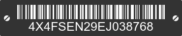 2014 FOREST RIVER Sierra Towables 4X4FSEN29EJ038768 VIN decoded