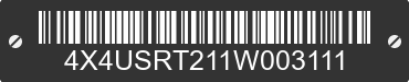 2001 FOREST RIVER Sportster 4X4USRT211W003111 VIN decoded