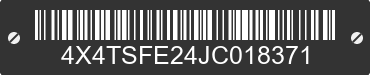 2018 FOREST RIVER Stealth Towables 4X4TSFE24JC018371 VIN decoded