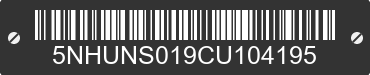 2012 FOREST RIVER Sunshine 5NHUNS019CU104195 VIN decoded