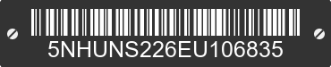 2014 FOREST RIVER Sunshine 5NHUNS226EU106835 VIN decoded
