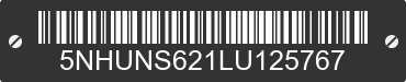 2020 FOREST RIVER Sunshine 5NHUNS621LU125767 VIN decoded