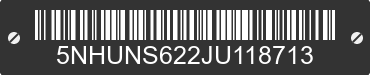 2018 FOREST RIVER Sunshine 5NHUNS622JU118713 VIN decoded