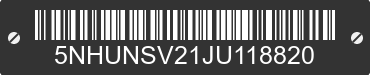 2018 FOREST RIVER Sunshine 5NHUNSV21JU118820 VIN decoded