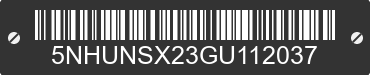 2016 FOREST RIVER Sunshine 5NHUNSX23GU112037 VIN decoded