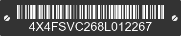 2008 FOREST RIVER Surveyor 4X4FSVC268L012267 VIN decoded