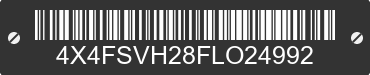 2015 FOREST RIVER Surveyor 4X4FSVH28FLO24992 VIN decoded