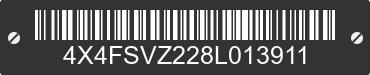 2008 FOREST RIVER Surveyor 4X4FSVZ228L013911 VIN decoded