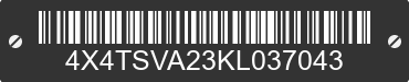 2019 FOREST RIVER Surveyor 4X4TSVA23KL037043 VIN decoded