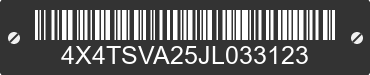 2018 FOREST RIVER Surveyor 4X4TSVA25JL033123 VIN decoded