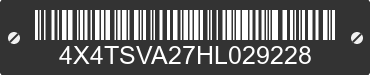 2017 FOREST RIVER Surveyor 4X4TSVA27HL029228 VIN decoded