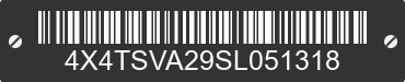 2025 FOREST RIVER Surveyor 4X4TSVA29SL051318 VIN decoded