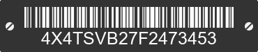 2015 FOREST RIVER Surveyor 4X4TSVB27F2473453 VIN decoded